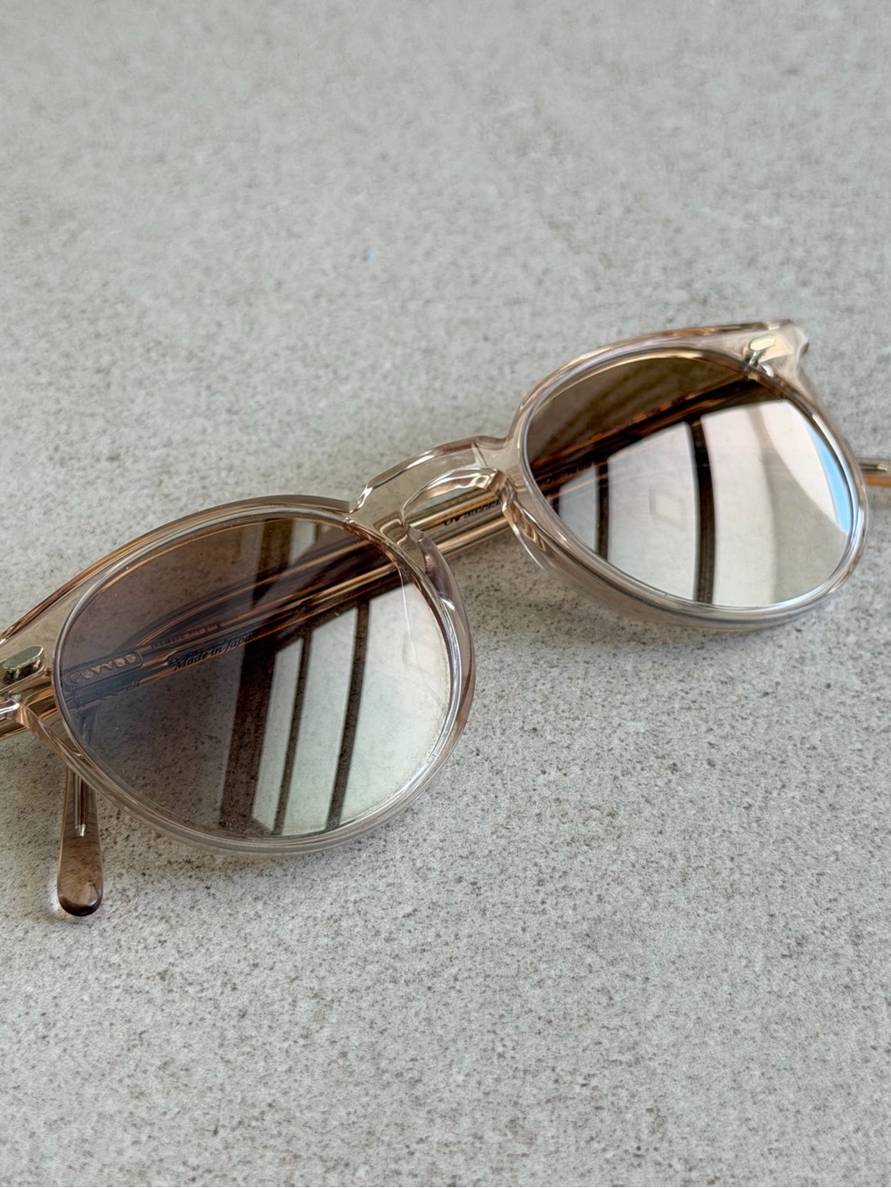 Oliver Peoples N.02 Sun Sunglasses - Cherry Blossom